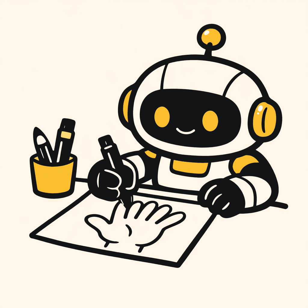 Pourquoi les robots ne savent pas dessiner les mains ?