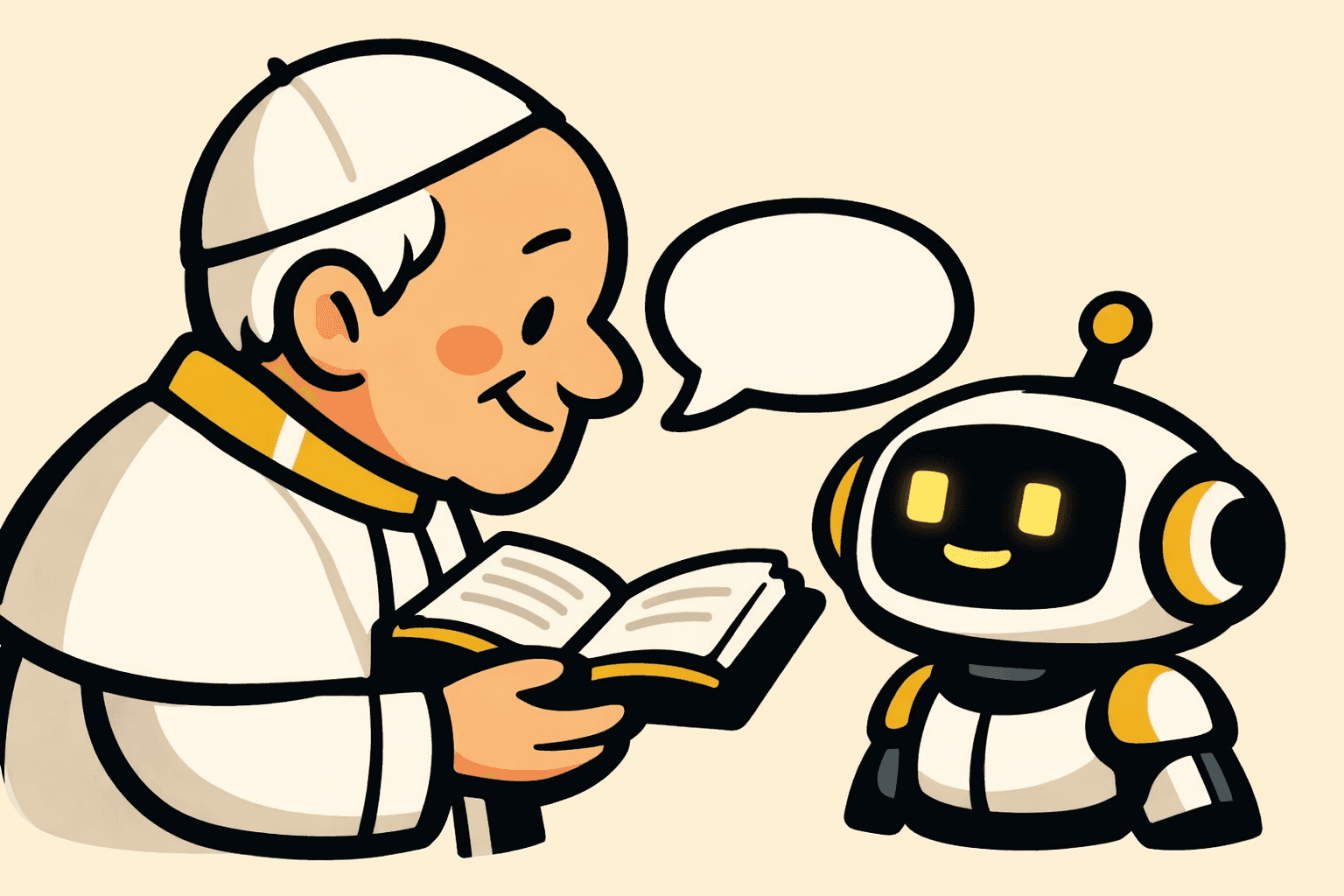 Le pape s'attaque à l'intelligence artificielle